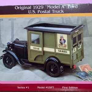 Vintage Model A Ford Postal Truck Toy